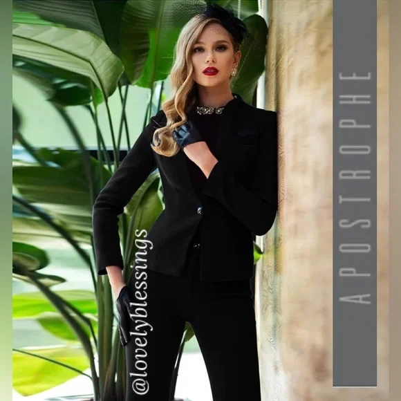 Apostrophe Pants Jumpsuits Pc Blazer Pants Set Dressy